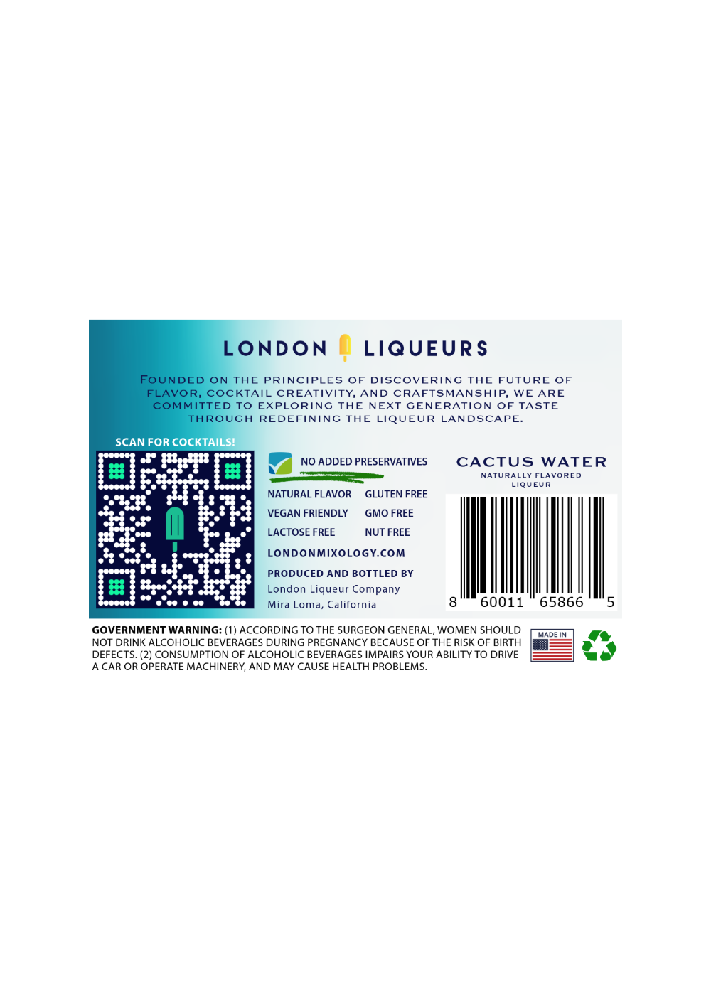 CACTUS WATER | LIQUEUR