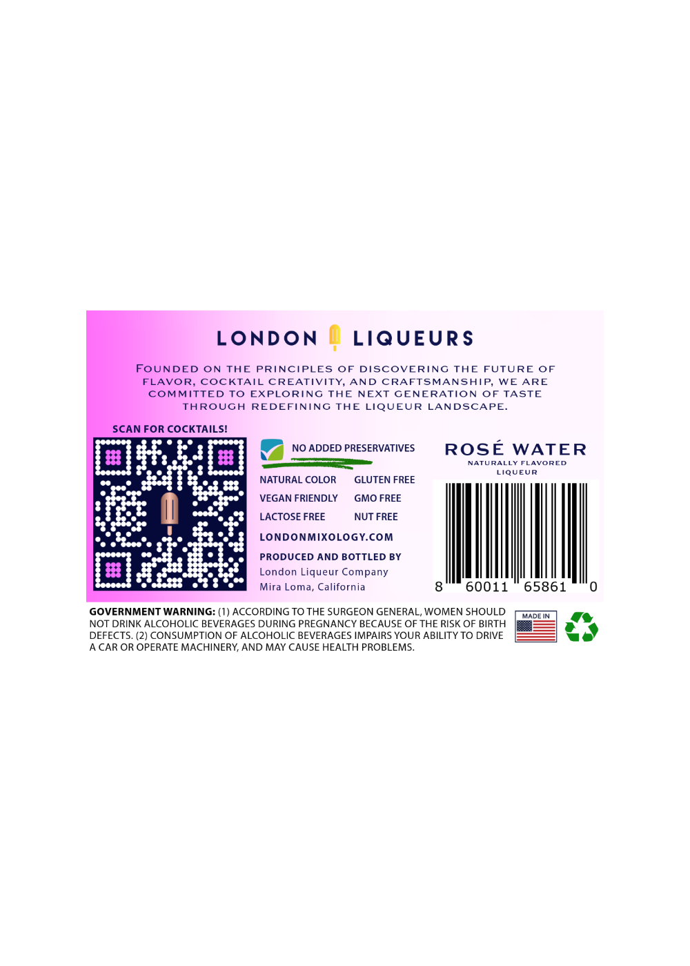 ROSE WATER | LIQUEUR