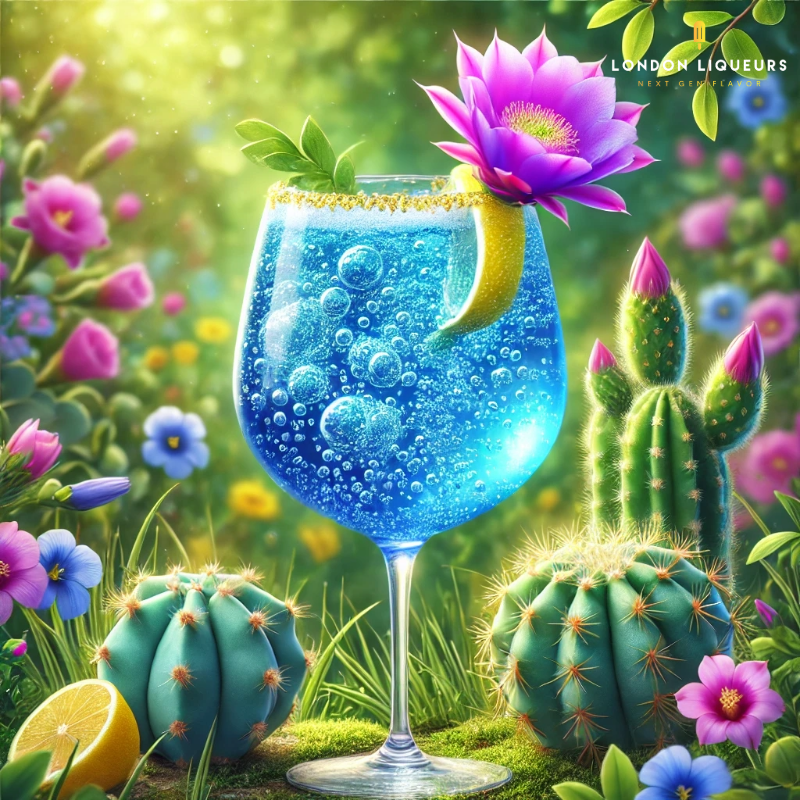 cactus blossom spritz cocktail made with London Cactus Water Liqueur